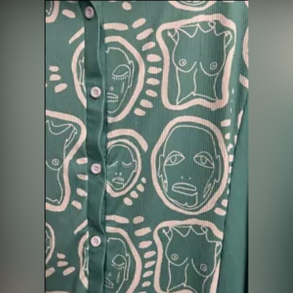 Patrick Church Button Up Knit Jumper | NYC Artist Limited  Edition Size Large - Picture 7 of 13